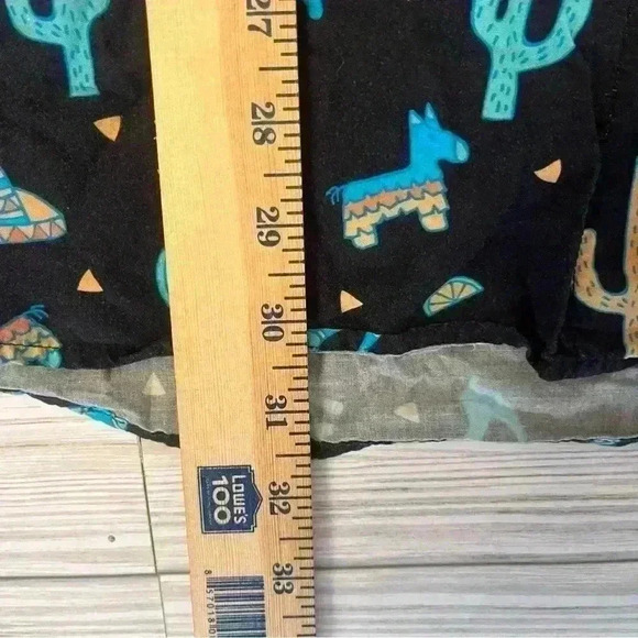 Tipsy Elves Midnight Fiesta Hawaiian Button Up - Picture 5 of 6